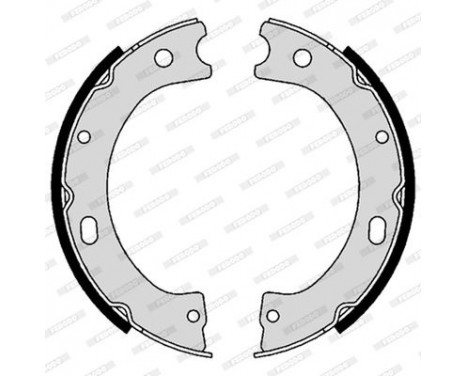 Brake Shoe Kit, parking brake PREMIER FSB641 Ferodo, Image 2