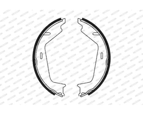 Brake Shoe Kit, parking brake PREMIER FSB645 Ferodo, Image 2