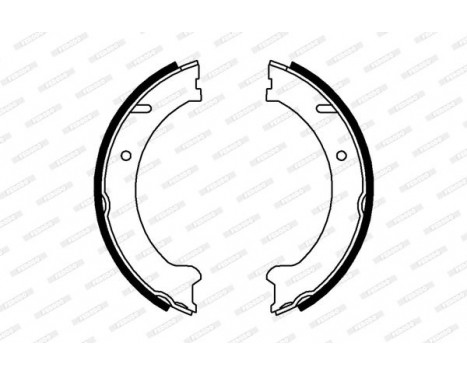 Brake Shoe Kit, parking brake PREMIER FSB646 Ferodo, Image 2