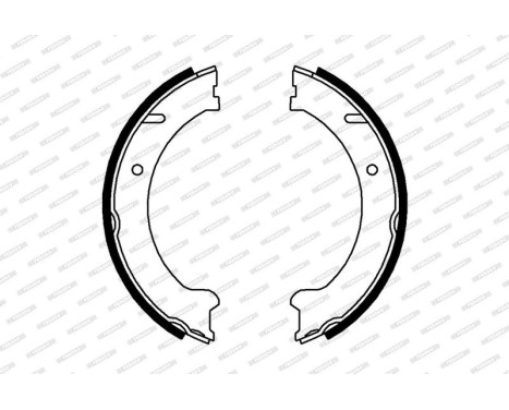 Brake Shoe Kit, parking brake PREMIER FSB646 Ferodo, Image 2