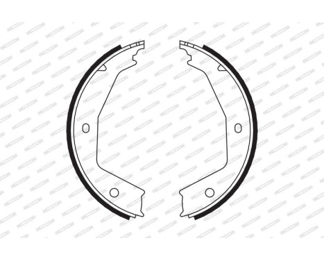 Brake Shoe Kit, parking brake PREMIER FSB666 Ferodo, Image 2