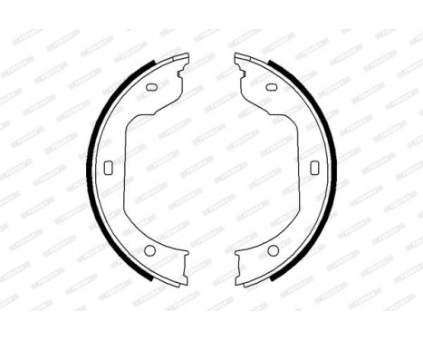 Brake Shoe Kit, parking brake PREMIER FSB668 Ferodo, Image 2