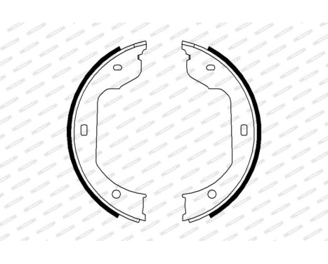 Brake Shoe Kit, parking brake PREMIER FSB668 Ferodo, Image 2