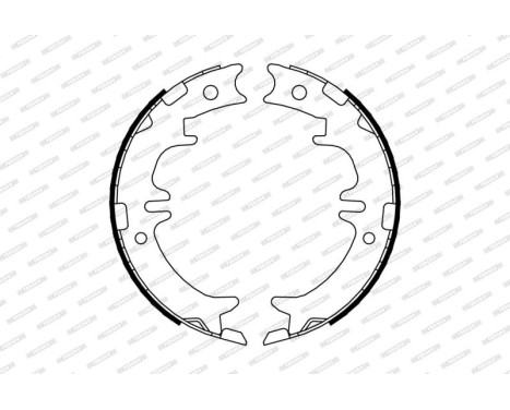 Brake Shoe Kit, parking brake PREMIER FSB674 Ferodo, Image 3