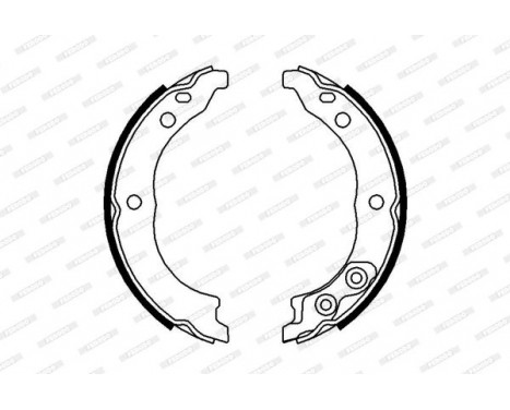 Brake Shoe Kit, parking brake PREMIER FSB680 Ferodo, Image 2