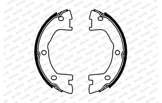 Brake Shoe Kit, parking brake PREMIER FSB685 Ferodo, Image 2