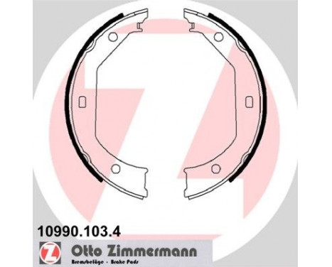 Brake Shoe Kit, parking brake, Image 2