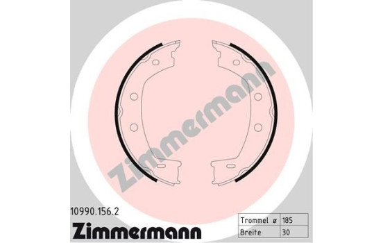 Brake Shoe Kit, parking brake, Image 2