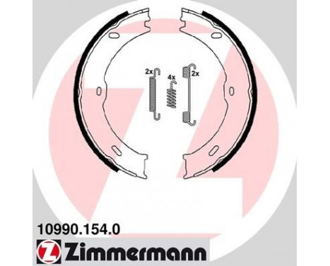 Brake Shoe Kit, parking brake, Image 2