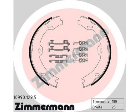 Brake Shoe Kit, parking brake, Image 2