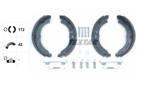 Brake Shoe Kit, parking brake