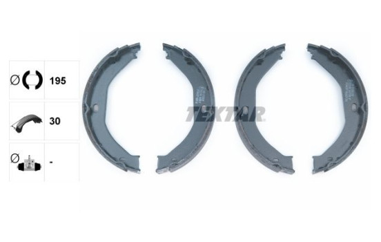 Brake Shoe Kit, parking brake