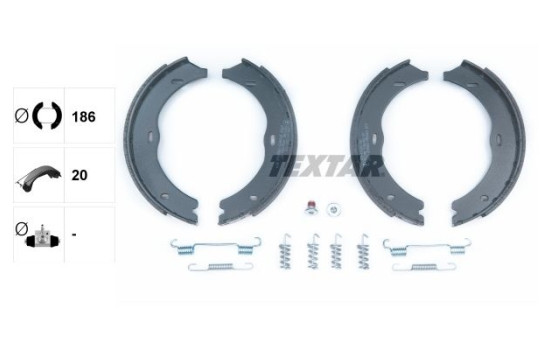 Brake Shoe Kit, parking brake