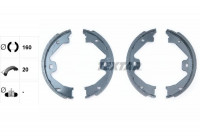 Brake Shoe Kit, parking brake