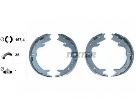 Brake Shoe Kit, parking brake