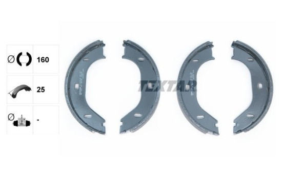 Brake Shoe Kit, parking brake