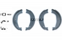 Brake Shoe Kit, parking brake