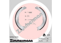 Brake Shoe Kit, parking brake