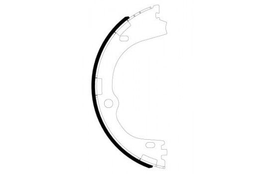Brake Shoe Kit, parking brake