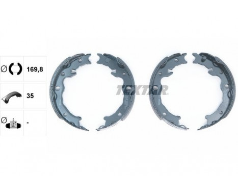 Brake Shoe Kit, parking brake