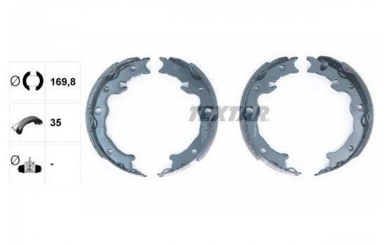 Brake Shoe Kit, parking brake