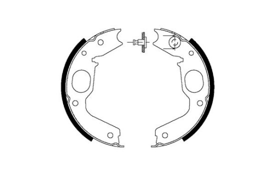 Brake Shoe Kit, parking brake, Image 2