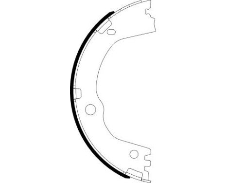 Brake Shoe Kit, parking brake, Image 2