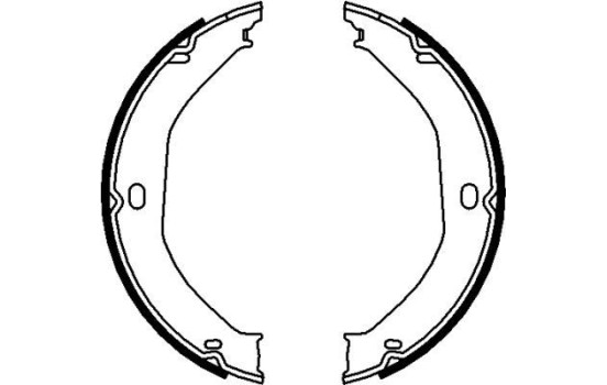 Brake Shoe Kit, parking brake, Image 2