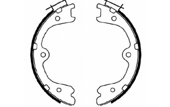 Brake Shoe Kit, parking brake