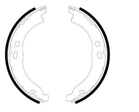 Brake Shoe Kit, parking brake, Image 2