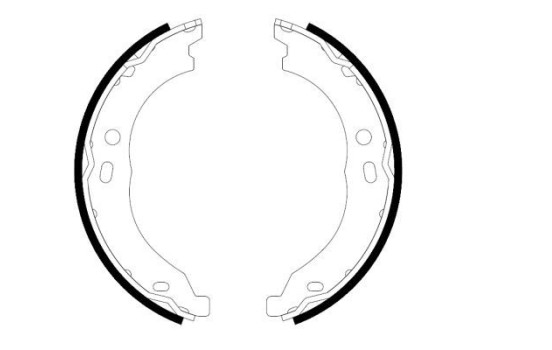 Brake Shoe Kit, parking brake, Image 2