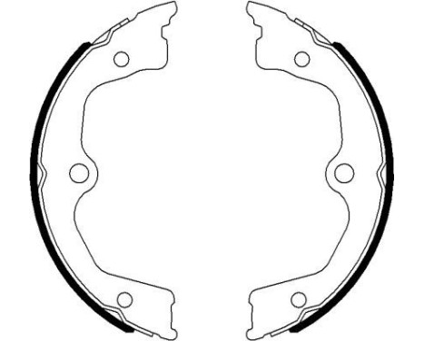 Brake Shoe Kit, parking brake, Image 2