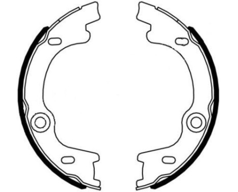 Brake Shoe Kit, parking brake, Image 2