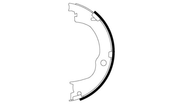 Brake Shoe Kit, parking brake, Image 2