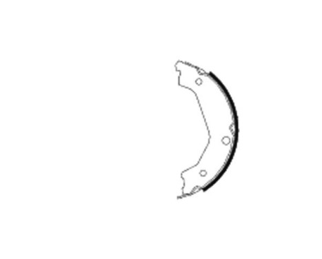 Brake Shoe Kit, parking brake, Image 2