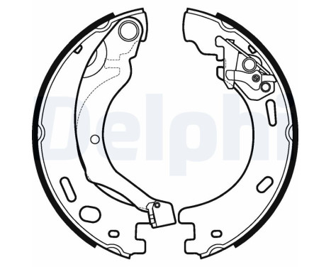 Brake Shoe Kit, parking brake