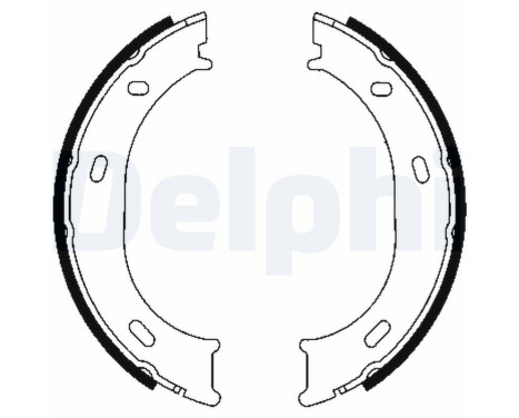 Brake Shoe Kit, parking brake