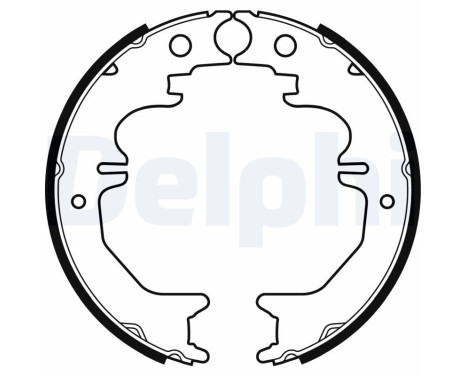 Brake Shoe Kit, parking brake