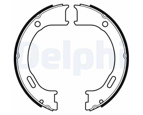 Brake Shoe Kit, parking brake