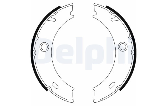 Brake Shoe Kit, parking brake
