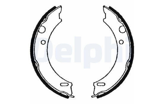 Brake Shoe Kit, parking brake