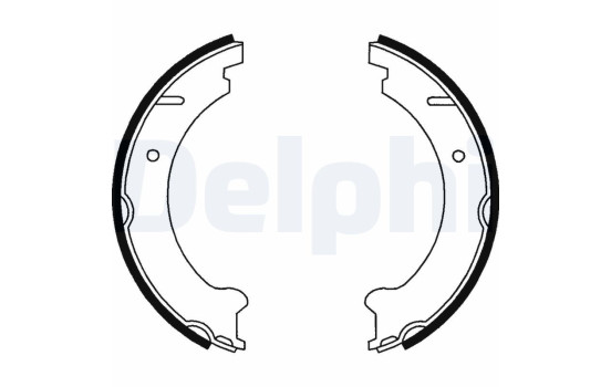 Brake Shoe Kit, parking brake