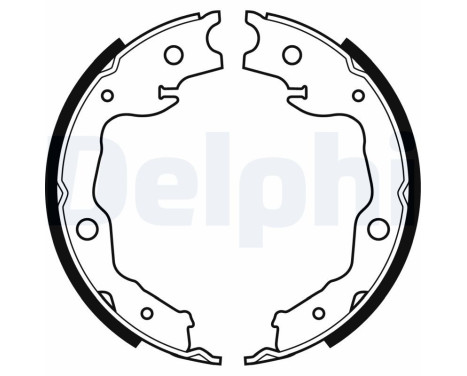 Brake Shoe Kit, parking brake