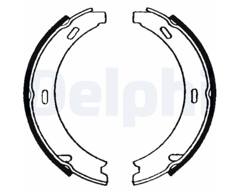 Brake Shoe Kit, parking brake