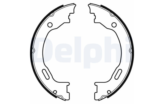 Brake Shoe Kit, parking brake