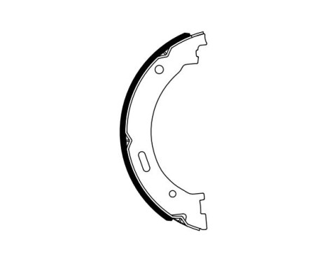Brake Shoe Kit, parking brake, Image 2