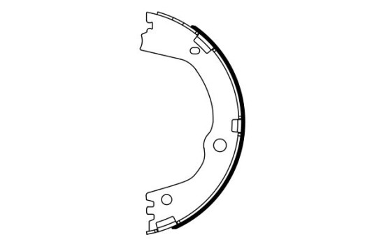 Brake Shoe Kit, parking brake, Image 2