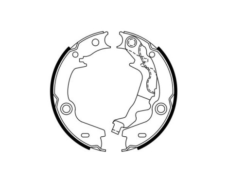 Brake Shoe Kit, parking brake, Image 2