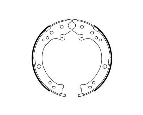 Brake Shoe Kit, parking brake, Image 2
