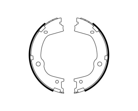 Brake Shoe Kit, parking brake, Image 5